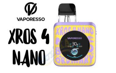 Огляд молодіжної Vaporesso XROS 4 NANO POD kit Огляд молодіжної Vaporesso XROS 4 NANO POD kit