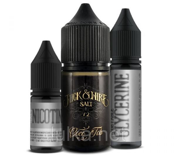 Набір Wick&Wire Salt Coco Tob 50 мг/мл 30 мл. Набір Wick&Wire Salt Coco Tob 50 мг/мл 30 мл.