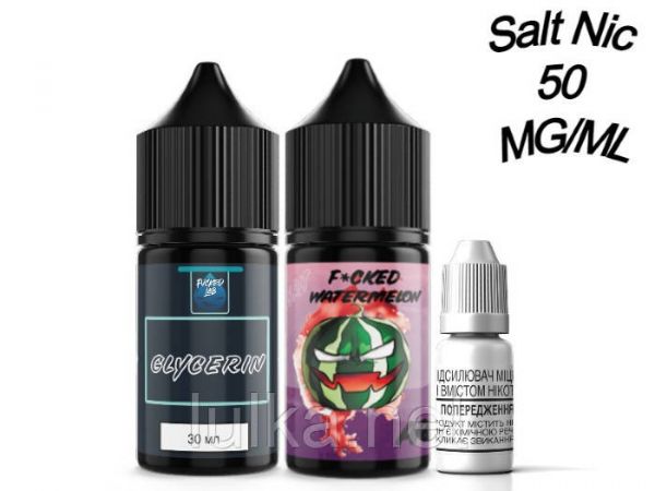 Набір Salt Fucked Watermelon 50 мг/мл 30 мл. Набір Salt Fucked Watermelon 50 мг/мл 30 мл.