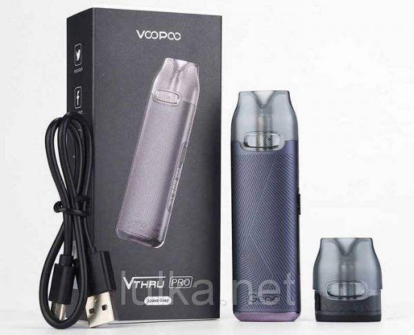 Voopoo V.THRU Pro Pod System Kit 25W 900 mAh (Space Gray) Voopoo V.THRU Pro Pod System Kit 25W 900 mAh (Space Gray)