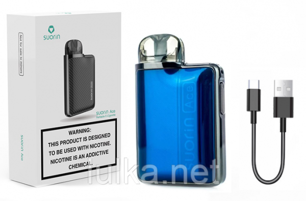 Suorin ACE Pod System Kit 1000 mAh (Diamond Blue) Suorin ACE Pod System Kit 1000 mAh (Diamond Blue)