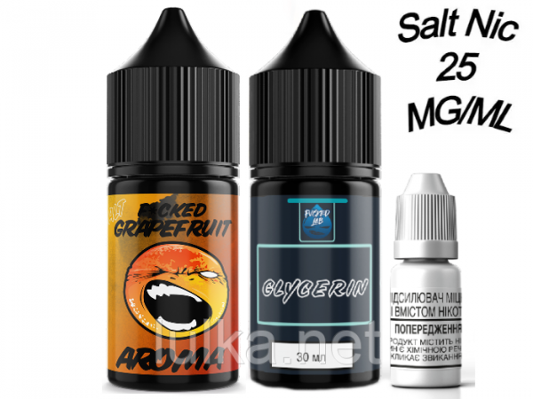Набір Salt Fucked Grapefruit 25 мг/мл 30 мл. Набір Salt Fucked Grapefruit 25 мг/мл 30 мл.