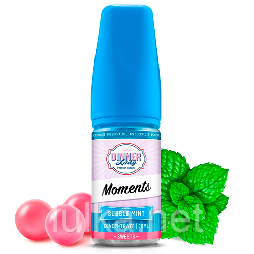 Ароматизатор Dinner Lady Bubble Mint 30мл. Ароматизатор Dinner Lady Bubble Mint 30мл.