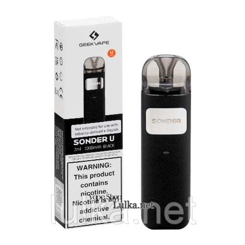 GeekVape Sonder U Pod System Kit 1000mAh (Black) GeekVape Sonder U Pod System Kit 1000mAh (Black)