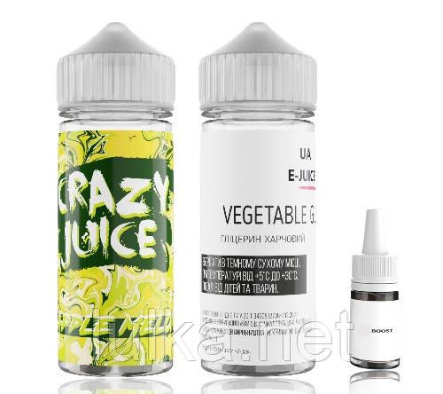 Набір Apple Melon – Crazy Juice Organic 120 мл. Набір Apple Melon – Crazy Juice Organic 120 мл.