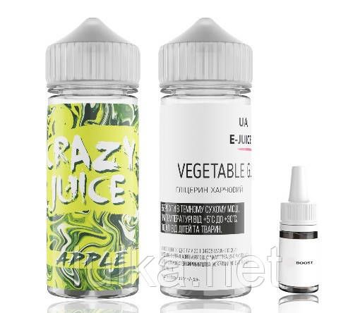 Набір Apple – Crazy Juice Organic 120 мл. Набір Apple – Crazy Juice Organic 120 мл.