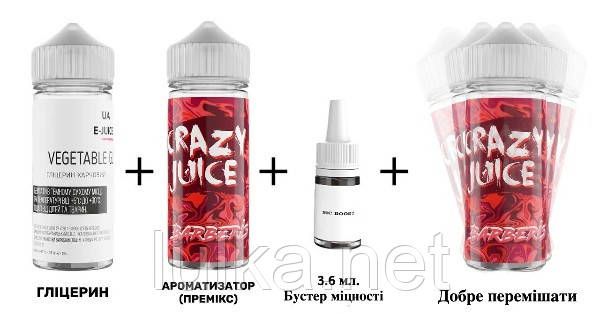 Набор Cherry Ice – Crazy Juice Organic 120 мл. Набор Cherry Ice – Crazy Juice Organic 120 мл.