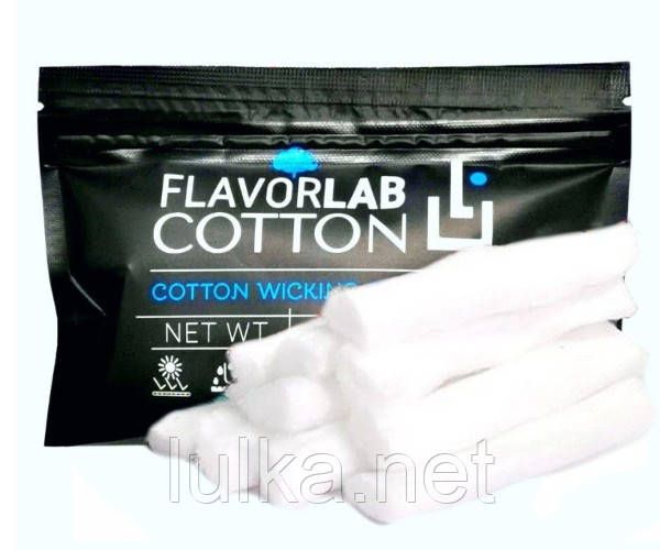 Вата Flavorlab Cotton 0.35oz (10G) Вата Flavorlab Cotton 0.35oz (10G)