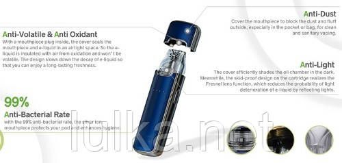 Voopoo VMATE E Pod Kit 1200mAh (Classic Blue) Voopoo VMATE E Pod Kit 1200mAh (Classic Blue)