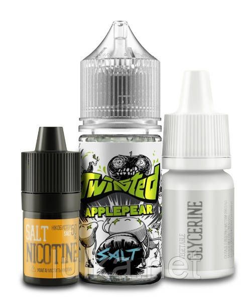 Набір Twisted Salt Applepear 50мг/мл 30мл. Набір Twisted Salt Applepear 50мг/мл 30мл.