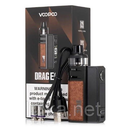 Voopoo Drag E60 Pod Mod Kit 60W 2550 mAh (Coffee) Voopoo Drag E60 Pod Mod Kit 60W 2550 mAh (Coffee)