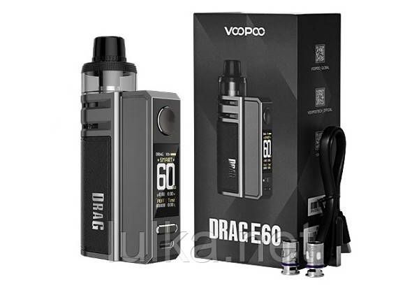 Voopoo Drag E60 Pod Mod Kit 60W 2550 mAh (Black) Voopoo Drag E60 Pod Mod Kit 60W 2550 mAh (Black)