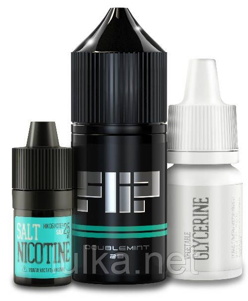 Набір Flip Salt Doublemint 25 мг/мл 30 мл. Набір Flip Salt Doublemint 25 мг/мл 30 мл.