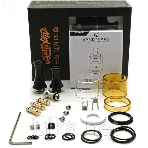 Vandy Vape Berserker V3 MTL RTA (Matte Black) Vandy Vape Berserker V3 MTL RTA (Matte Black)