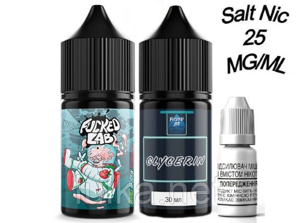 Набір Salt Fucked Strawberry Milk 25 мг/мл 30 мл. Набір Salt Fucked Strawberry Milk 25 мг/мл 30 мл.