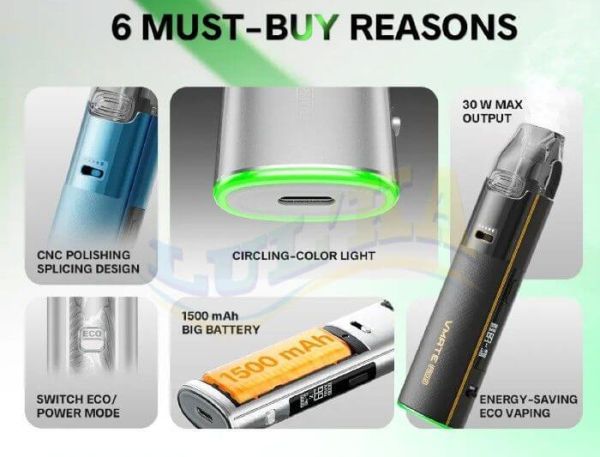 Voopoo VMATE Pro 2 1500 mAh (Neon) Voopoo VMATE Pro 2 1500 mAh (Neon)