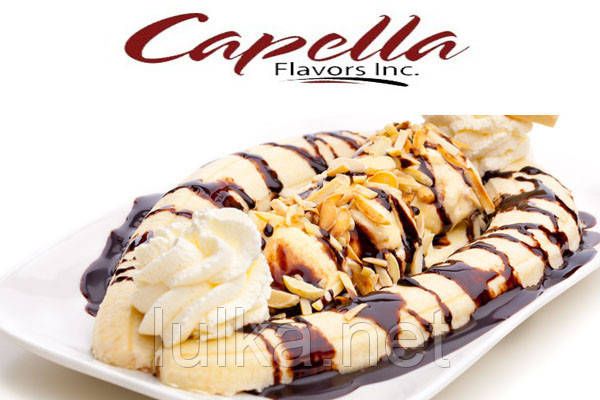 Ароматизатор Capella Banana Split (Банановий десерт) 5 мл. Ароматизатор Capella Banana Split (Банановий десерт) 5 мл.