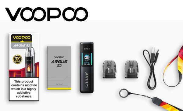 Voopoo Argus G2 30W Kit 1000 mAh (Space Gray) Voopoo Argus G2 30W Kit 1000 mAh (Space Gray)