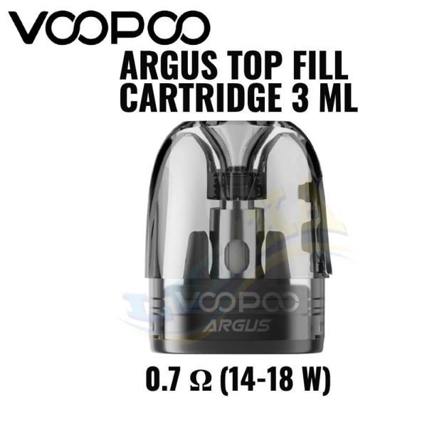 Картридж Voopoo Argus Pod Top Fill 3.0ml (0.7 ohm) Картридж Voopoo Argus Pod Top Fill 3.0ml (0.7 ohm)