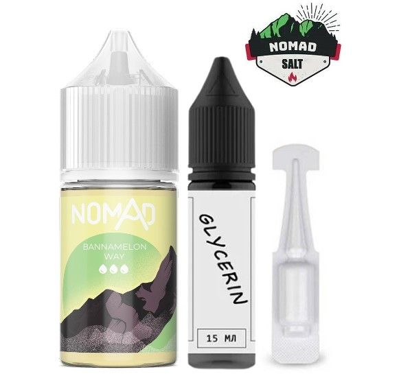 Набір Nomad Salt Bannamelon Way (50 мг/мл) 30 мл. Набір Nomad Salt Bannamelon Way (50 мг/мл) 30 мл.
