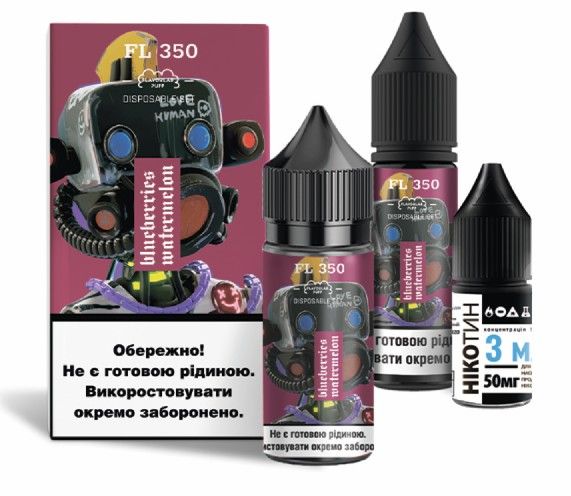 Набір FL 350 Blueberry Watermelon Salt 30 мл. Набір FL 350 Blueberry Watermelon Salt 30 мл.