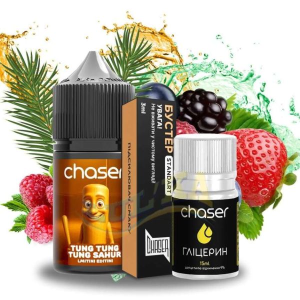 Набір Chaser LE Tung Tung Tung Sahur Salt, 30 мл Набір Chaser LE Tung Tung Tung Sahur Salt, 30 мл