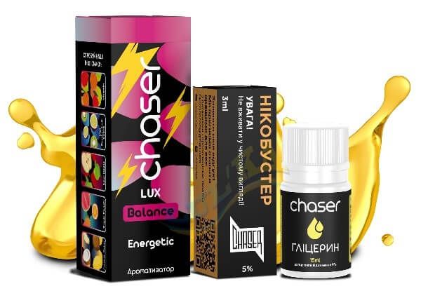 Набір Chaser Lux Energetic Salt (50 мг/мл) 30 мл. Набір Chaser Lux Energetic Salt (50 мг/мл) 30 мл.