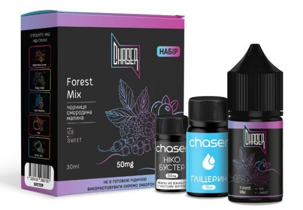 Набір Chaser Salt Forest Mix (50 мг/мл) 30 мл Набір Chaser Salt Forest Mix (50 мг/мл) 30 мл