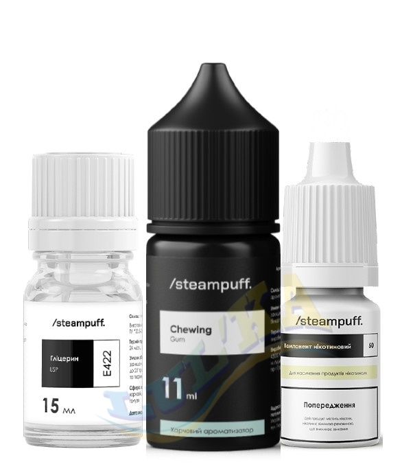 Набір Steampuff Salt Chewing Gum 30мл. Набір Steampuff Salt Chewing Gum 30мл.