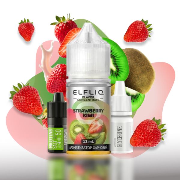 Набор Elfliq Strawberry Kiwi, 30 мл