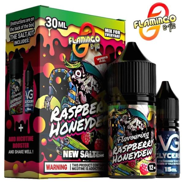Набір Flamingo Salt Raspberry Honeydew (50 мг/мл) 30 мл Набір Flamingo Salt Raspberry Honeydew (50 мг/мл) 30 мл