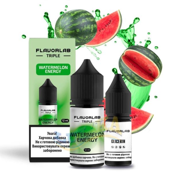 Набір Flavorlab Triple Watermelon Energy Salt 30мл. Набір Flavorlab Triple Watermelon Energy Salt 30мл.