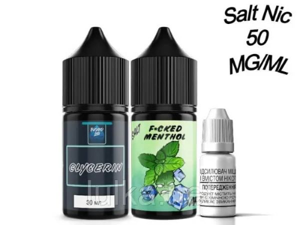 Набір Salt Fucked Menthol 50мг/мл 30мл. Набір Salt Fucked Menthol 50мг/мл 30мл.