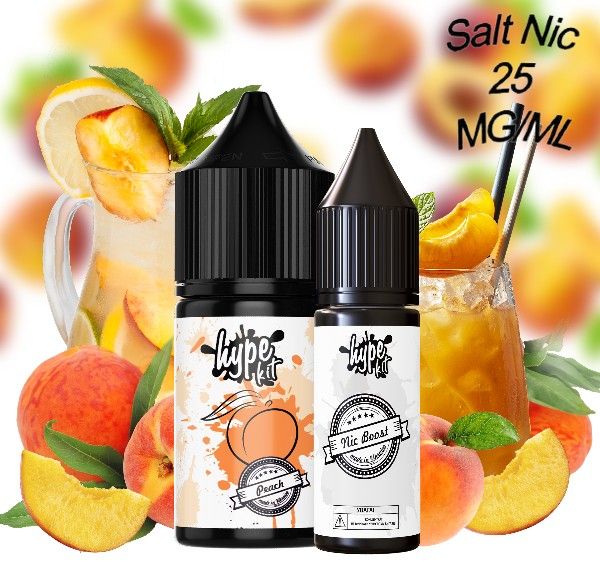 Набор Hype Peach Salt (25 мг/мл) 30 мл. Набор Hype Peach Salt (25 мг/мл) 30 мл.