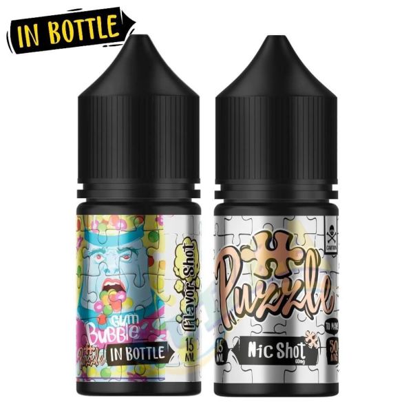 Bubble Gum - In Bottle Salt Puzzle 30 мл. 50 мг Bubble Gum - In Bottle Salt Puzzle 30 мл. 50 мг
