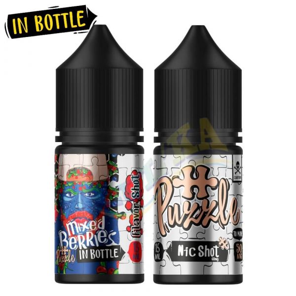 Mixed Berries - In Bottle Salt Puzzle 30 мл. 50 мг Mixed Berries - In Bottle Salt Puzzle 30 мл. 50 мг