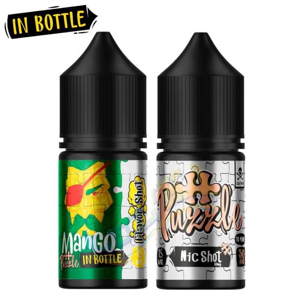 Набор Mango - In Bottle Salt Puzzle 30 мл. 50 мг Набор Mango - In Bottle Salt Puzzle 30 мл. 50 мг