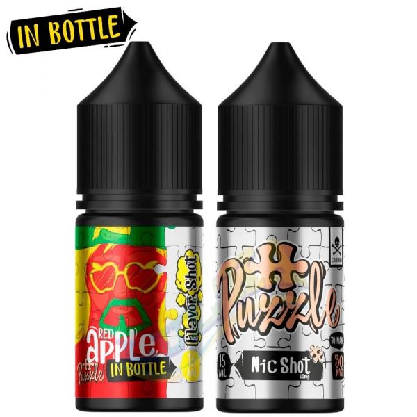 Red Apple - In Bottle Salt Puzzle 30 мл. 50 мг Red Apple - In Bottle Salt Puzzle 30 мл. 50 мг