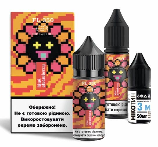 Набір FL 350 Kiwi Strawberry Salt 30 мл. Набір FL 350 Kiwi Strawberry Salt 30 мл.