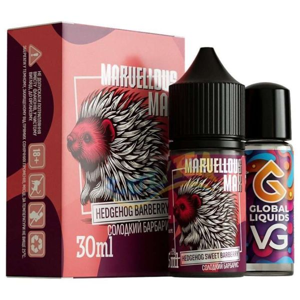 Marvellous Max Hedgehog Sweet Barberry 30 мл.  Marvellous Max Hedgehog Sweet Barberry 30 мл.