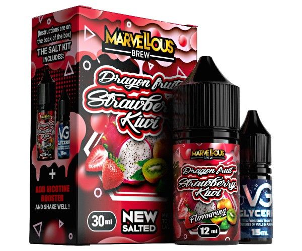 Marvellous Brew Salt Kit Dragon fruit Strawberry Kiwi 30 мл. (50 мг/мл) Marvellous Brew Salt Kit Dragon fruit Strawberry Kiwi 30 мл. (50 мг/мл)