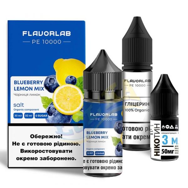 FlavorLab PE 10000 Blueberry Lemon Mix 30мл 50mg Salt FlavorLab PE 10000 Blueberry Lemon Mix 30мл 50mg Salt