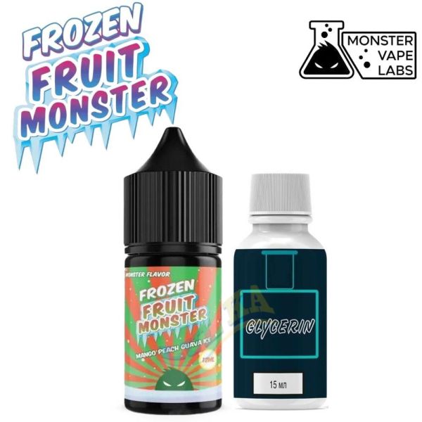 Набір Frozen Fruit Monster Salt Mango Peach Guava ICE 30 мл. Набір Frozen Fruit Monster Salt Mango Peach Guava ICE 30 мл.