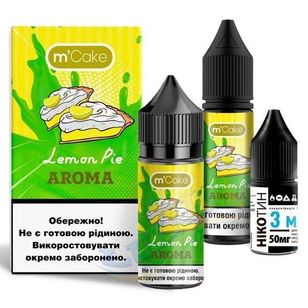 Набір M-Cake Lemon Pie (50 мг/мл) 30 мл. Набір M-Cake Lemon Pie (50 мг/мл) 30 мл.