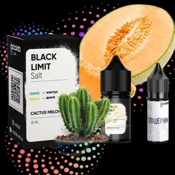 Набор Black Limit Salt Cactus Melon (50 мг/мл) 30 мл. Набор Black Limit Salt Cactus Melon (50 мг/мл) 30 мл.