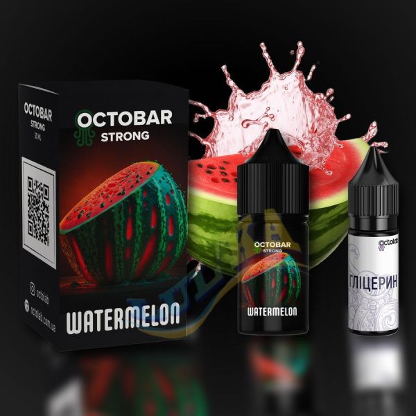 Набор Octobar Strong Watermelon Salt (50 мг/мл) 30 мл. Набор Octobar Strong Watermelon Salt (50 мг/мл) 30 мл.