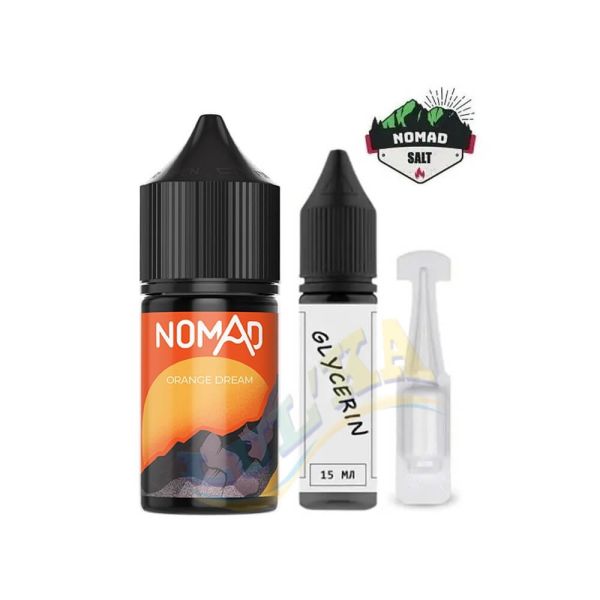Набір Nomad Salt Orange Dream (50 мг/мл) 30 мл. Набір Nomad Salt Orange Dream (50 мг/мл) 30 мл.