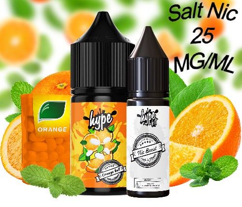 Набір Hype Orange Ball Salt (25 мг/мл) 30 мл. Набір Hype Orange Ball Salt (25 мг/мл) 30 мл.