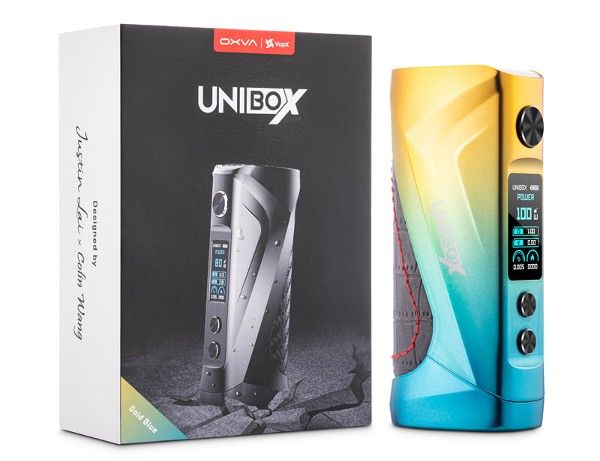 OXVA Unibox 80W Box Mod (Gold Blue) OXVA Unibox 80W Box Mod (Gold Blue)