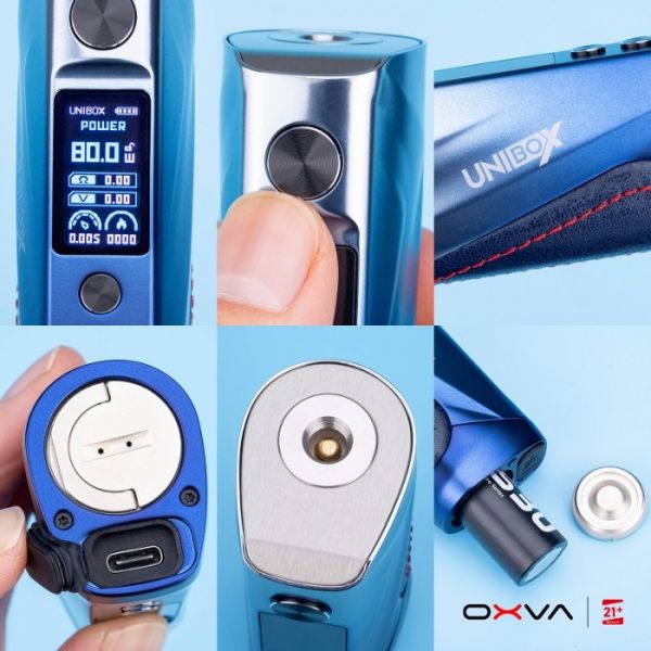 OXVA Unibox 80W Box Mod (Gold Purple) OXVA Unibox 80W Box Mod (Gold Purple)